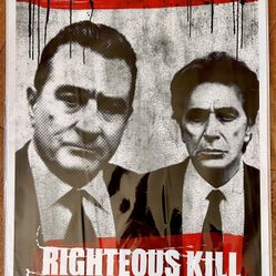 Movie Poster DeNiro / Pacino - Righteous Kill