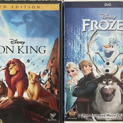 Disney’s Frozen and the Lion King DVDs