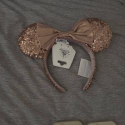 Pink Sparkly Disney Ears