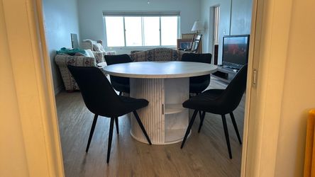 Dining room table and chairs
