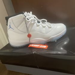   Brand New Jordan 11 Legend Blue Size 10 + AirPods Gen 3 Bundle”