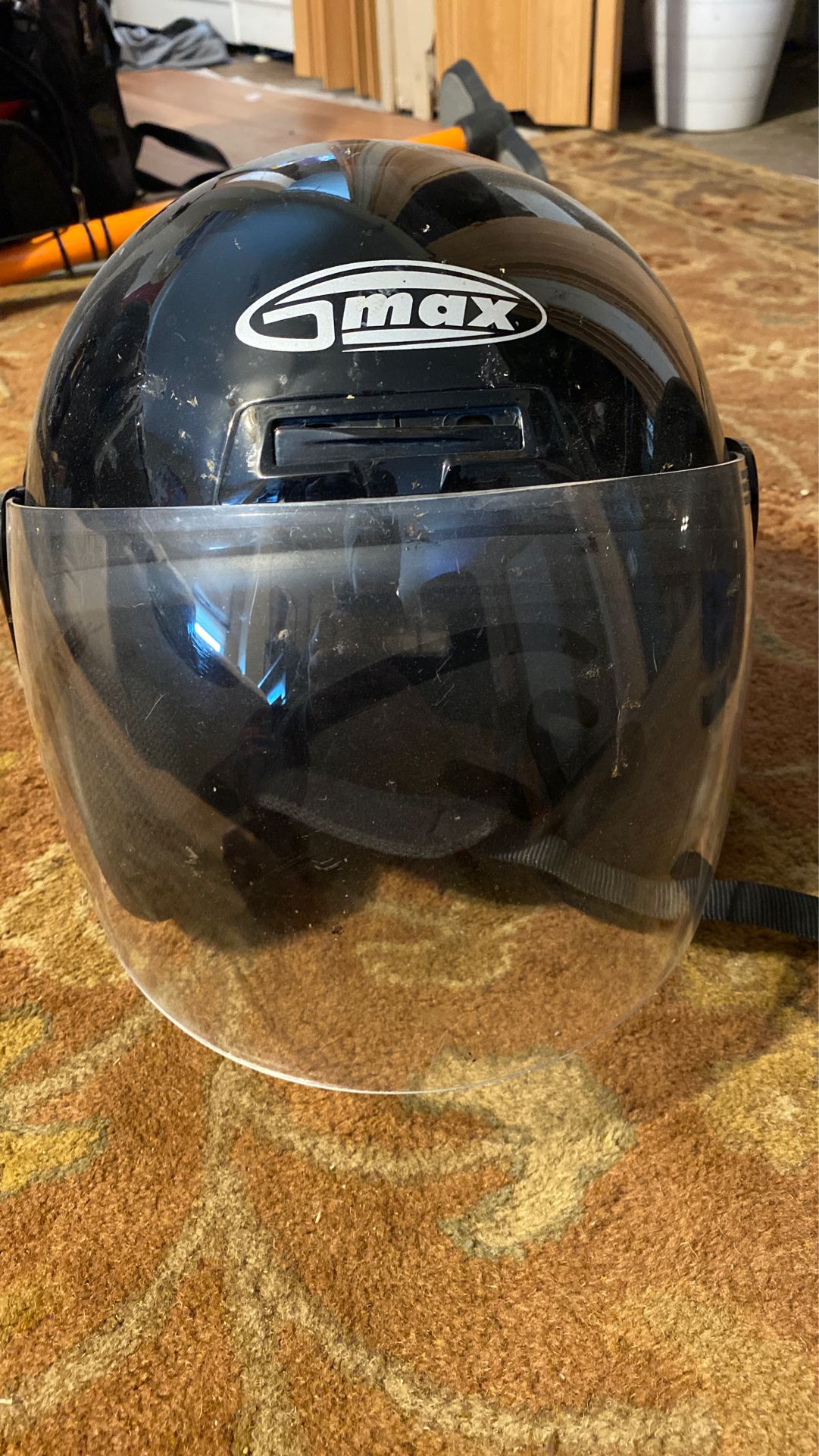 Motorcycle helmet dot approved clear visor size S