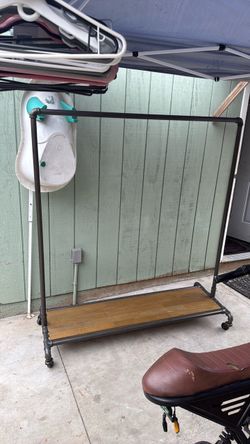 Industrial Pipe Clothing Rack