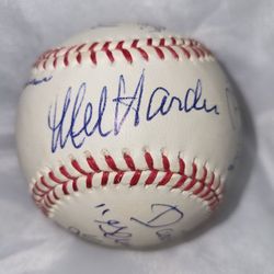 Rare Harder Lavelli Groza Signed Baseball – Browns & Indians Legends – No COA