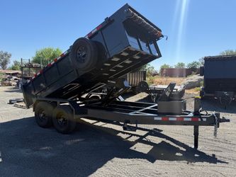 2027 Scissor Lift Dump Trailer HEAVYDUTY