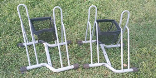 2 Used Bike Stand with Basket