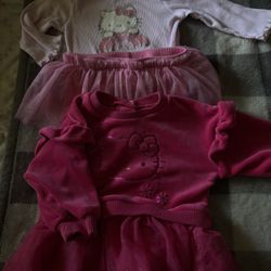 Hello Kitty Babygirl Out Fit 3-6my