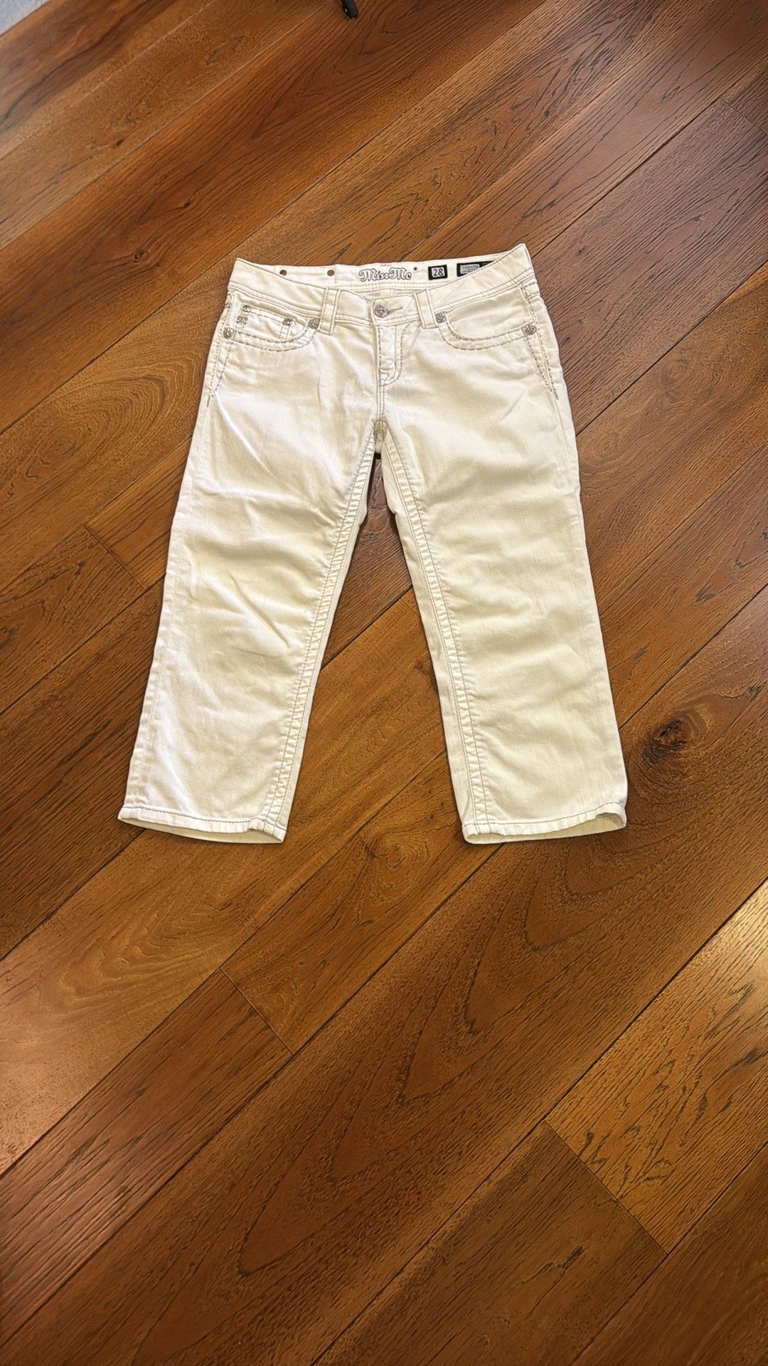 Miss Me Cuffed Capri Denim Jeans