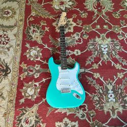 squire (by fender) bullet stratocaster guitar