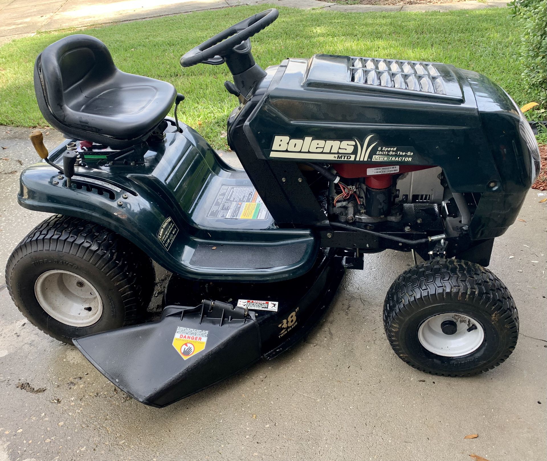 Bolens 38” Lawn Tractor