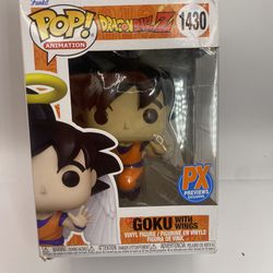 Pop! Animation: Dragon Ball Z - Goku With Wings Common PX Previews DAMAGED Box 