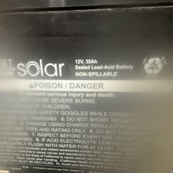 Solar Panels, Batteries And Charge Controller 