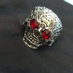 Trendy Punk Skull Rings  Sz. 10.5 & 10