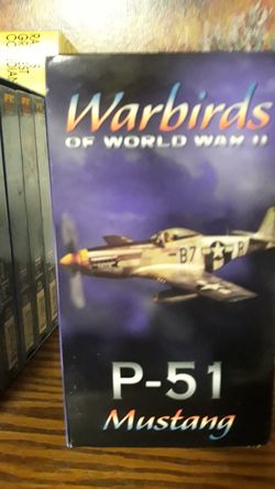 4 Warbirds of WW ll VHS Tapes