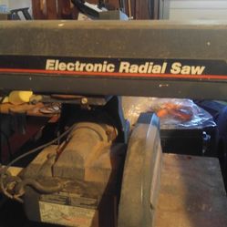 Craftsman electronic radial saw