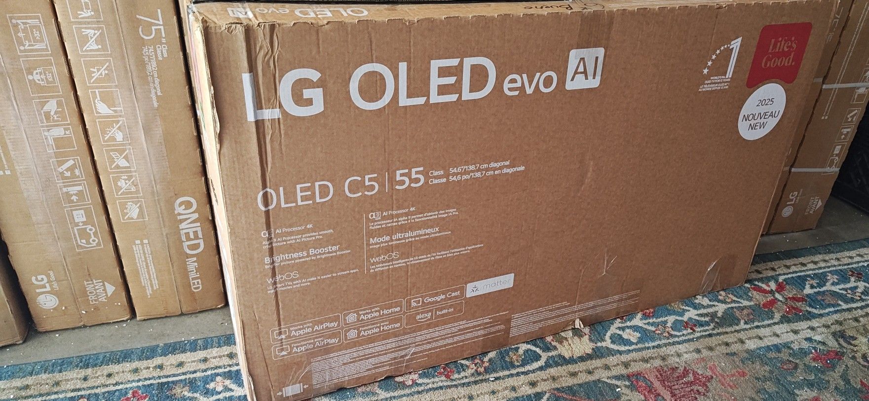 LG - 55" Class C5 Series OLED evo AI 4K UHD Smart webOS TV