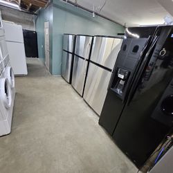 WAREHOUSE FULL NICE CERTIFIED GENTLY USED WASHER DRYER FRIDGE STOVE OVEN STACKABLE FREE WARRANTY SAMSUNG GE WHIRLPOOL LG BOSH KENMORE ELECTROLUX MAYTA