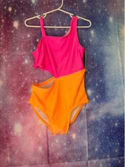 New cat & Jack one piece swimsuit size small