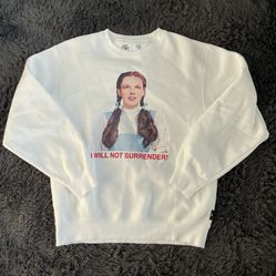  Undercover GU Heavyweight Sweatshirt  Wizard of Oz I Will Not Surrender | Men L