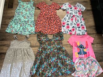 Girls size 7/8 character dresses