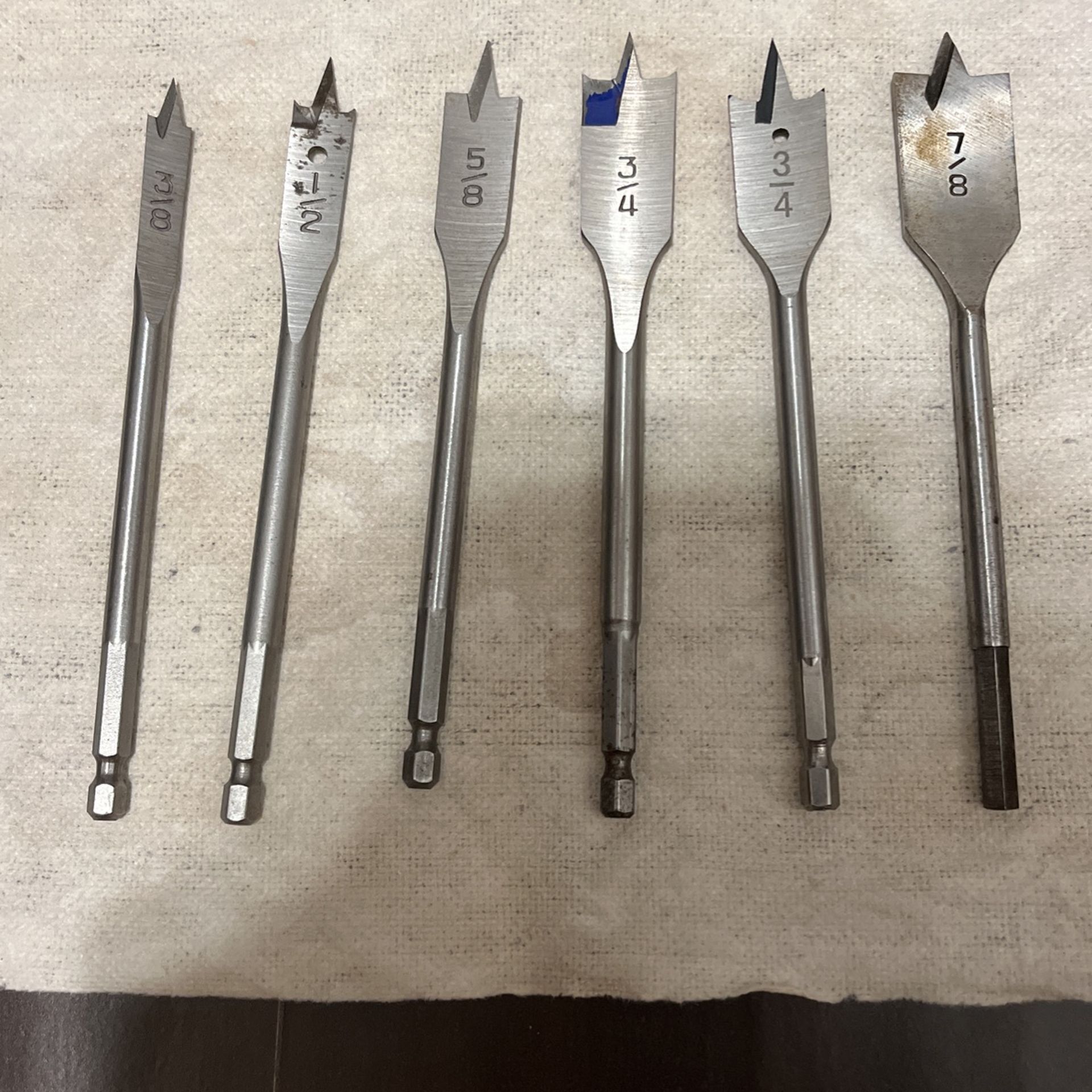 Tools Sizes 1/2 3/8 5/8 3/4 7/8