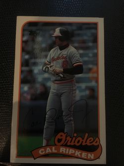 Baseball talk Cal Ripken