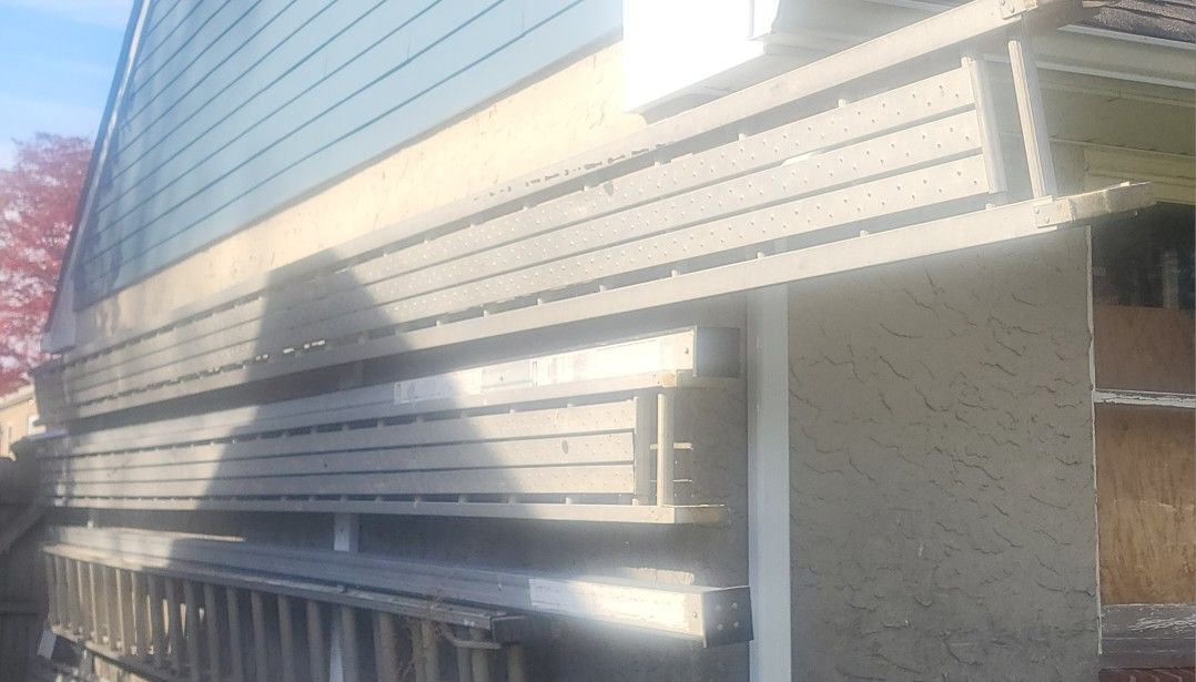 Alum-A-Pole Pump Jacks And Werner Scaffolding