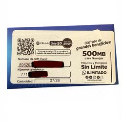 Telcel Chip de Mexico
