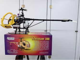 Century Helicopter Products Schweizer 300 RC Helicopter – Complete Airframe + Box – Nitro Powered