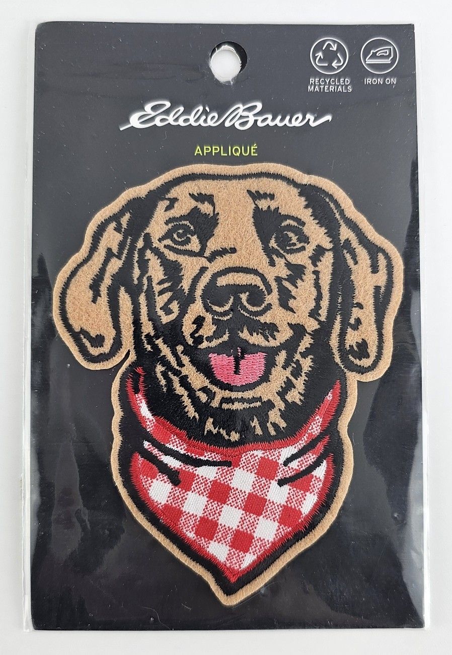 Eddie Bauer LABRADOR RETRIEVER Dog Iron-On Patch