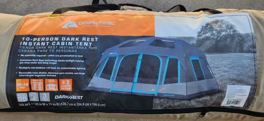 Ozark Trail Instant Cabin 10 person tent