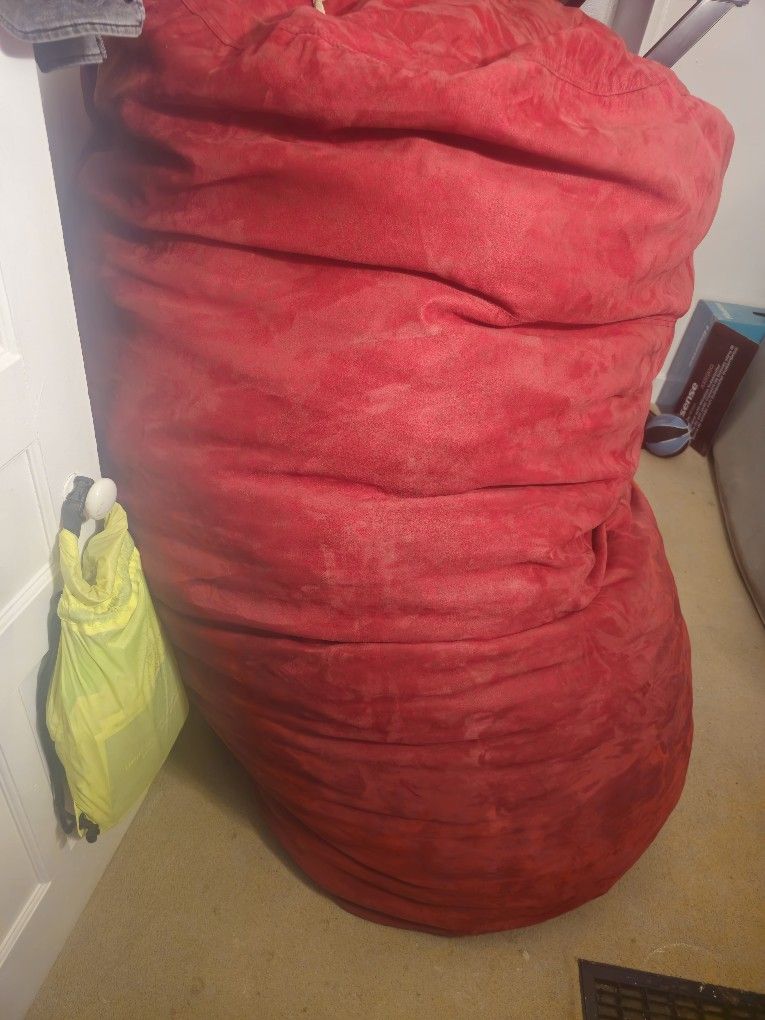 Red Bean Bag Lounger