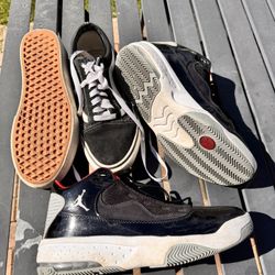 Nike Air Jordan Boys size 7.5 + free Vans size 7