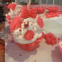 Candles Cup Cakes