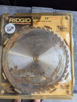 RIDGID 12" Titanium T3 Coating Carbide Saw Blade 100 Teeth R12100