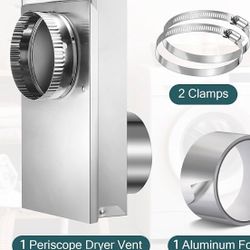 new open box 84049 Adjustable 0-5" Periscope Dryer Vent Kit,Dryer Vent Periscope 
