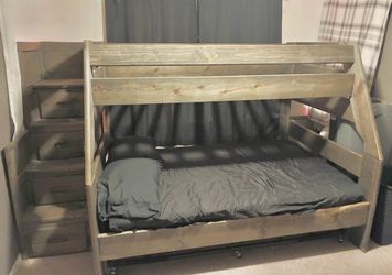 Distressed Grey Bunk Bed