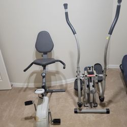 EXERCISE BIKE+ ELIPTICAL COMBO