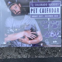 Colorado Rockies Pet Calendar