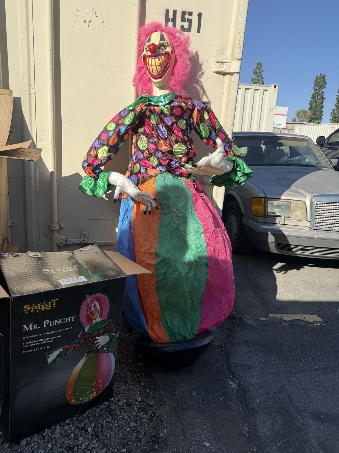 Spirit Halloween Mr Punchy (rare) * Read Descripti