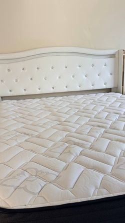 Bed Frame + 2 Nightstands – $400 | Mattress Sold Separately