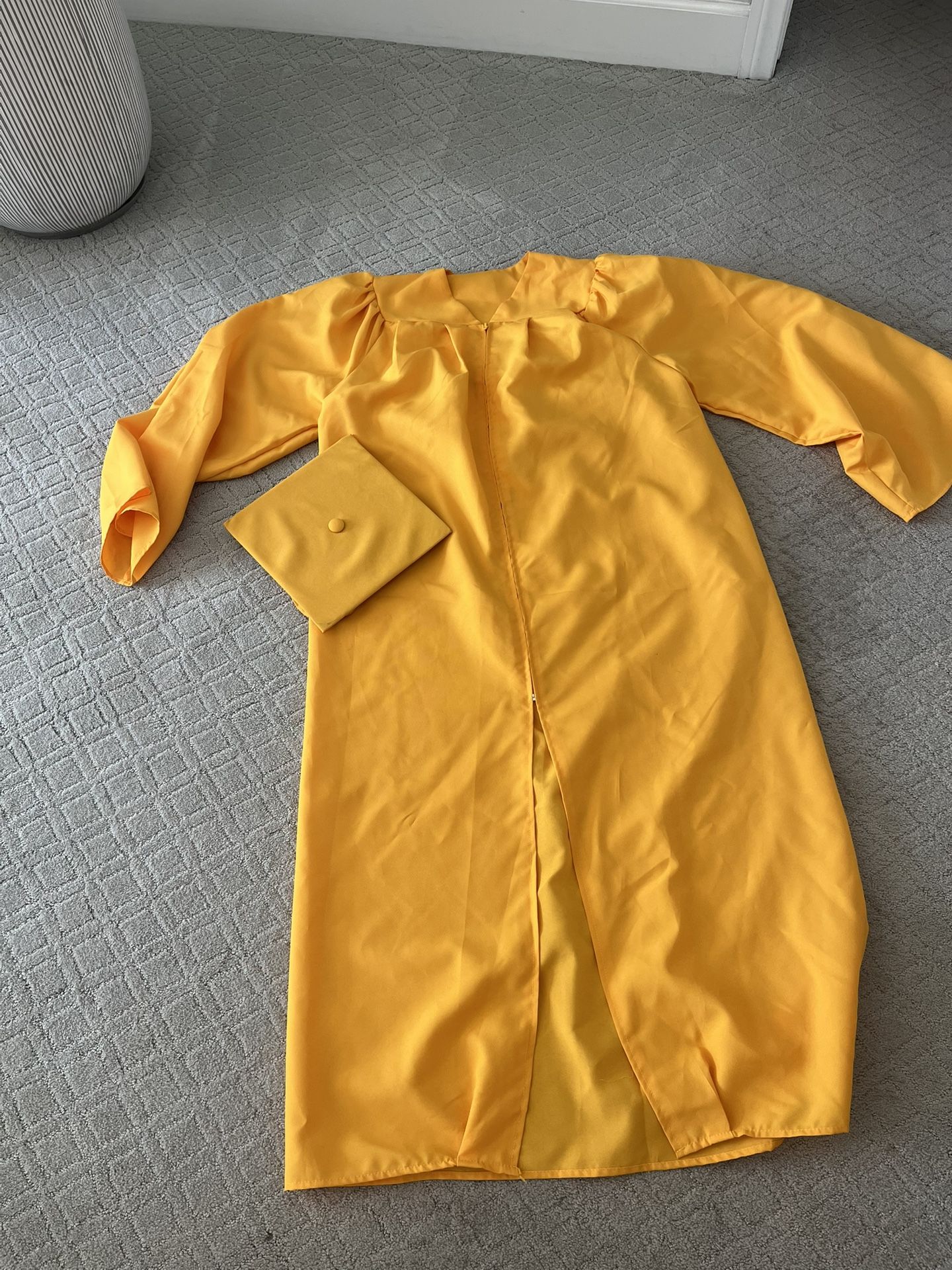 Gold Graduation Cap And Gown Large
