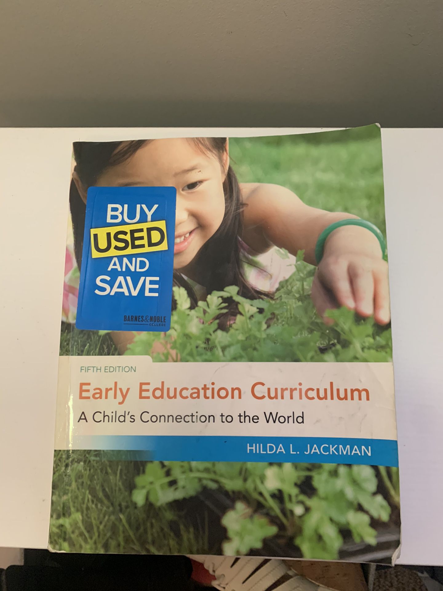 College book “Early Education Curriculum” by Hilda Jackson