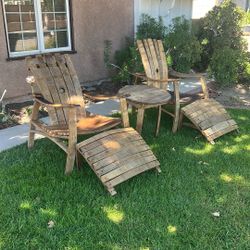 Wine Barrel Chairs
