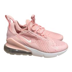 Nike Air Max 270 GS Prism Pink White Youth Size 5Y/Women 6.5