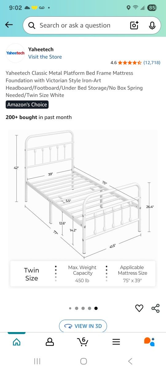 Twin Bed Frame