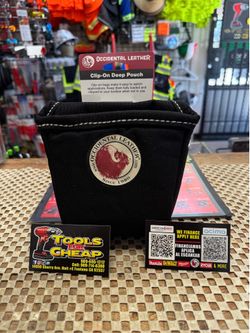 OCCIDENTAL LEATHER 9511 Clip on Deep Pouch