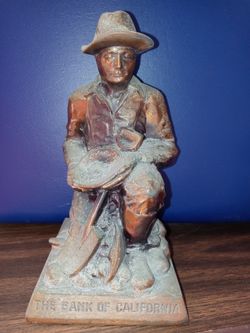 Bronze Bank Of California Bookend