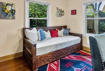 Hand-Carved Bali Solid Wood Daybed