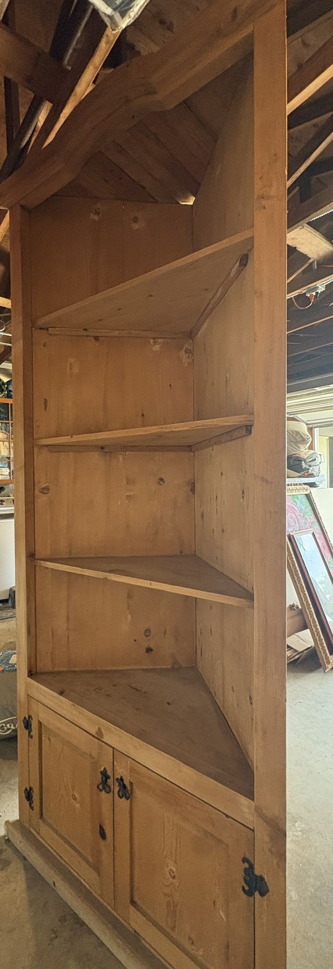 Corner End Shelf/cabinet 